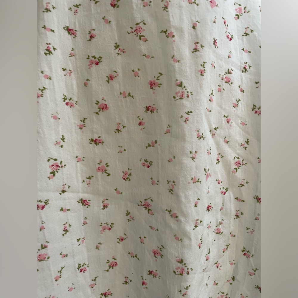 BEGINNING BOUTIQUE Abigail Mini Dress White Floral Ditsy Cottagecore Size 6 NWT - Picture 10 of 16